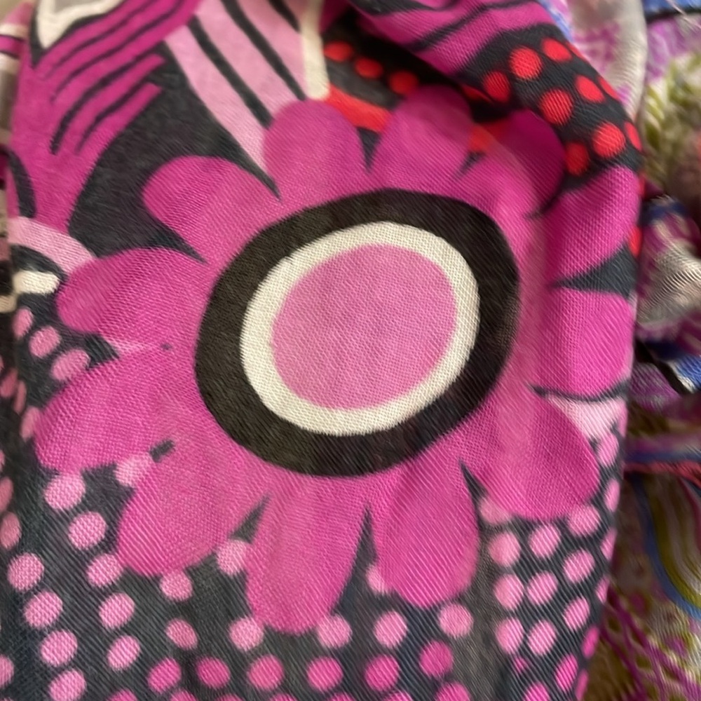 Colorful Patterned Patchwork Crocheted Women's Bo… - image 2